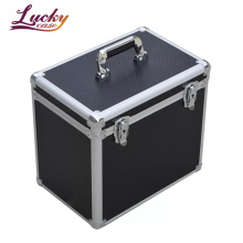 Aluminum Hard Case Wine Storage Box Portable Wineglass Organizer Case with Protective Foam